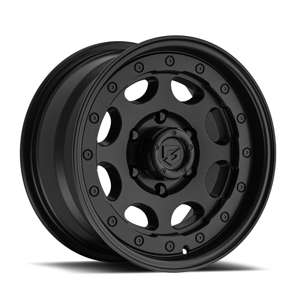 17x8.5 Gear Off Road 774SB Nighthawk Satin black Wheel 6x135 (MEDmm)
