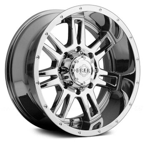 20x9 Gear Off Road 737C Challenger Chrome Wheel 8x180 (18mm)