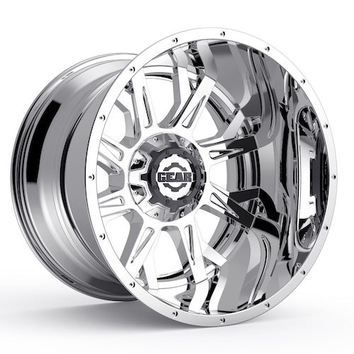 20x12 Gear Off Road 742C Kickstand Chrome Wheel 6x135/6x5.5 (-44mm)