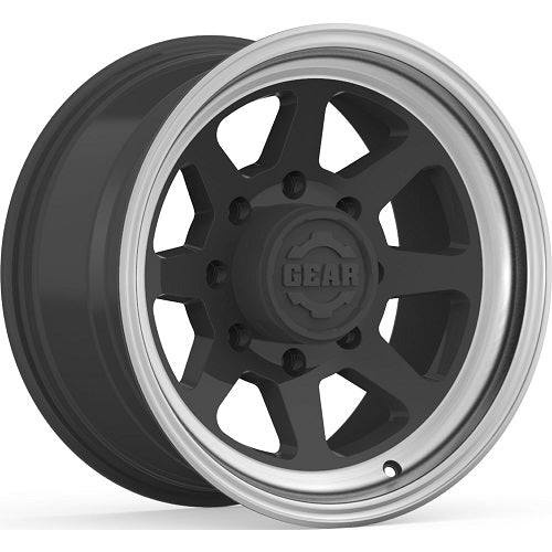17x9 Gear Off Road 749MB Trek Black & Machined Wheel 8x170 (-12mm)