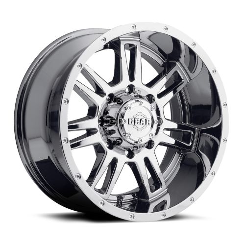 20x9 Gear Off Road 737V Challenger Bright PVD Wheel 5x5/5x5.5 +00