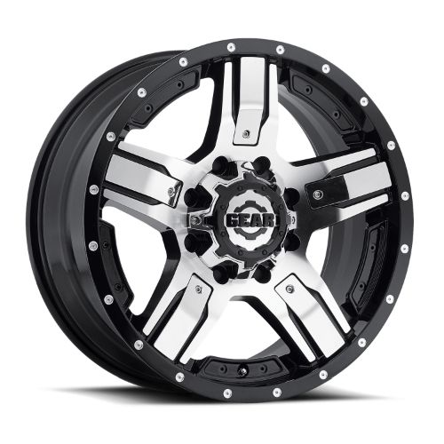 20x9 Gear Off Road 740MB Manifold Gloss Black Wheel 6x135/6x5.5 +18