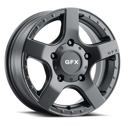 16x6.5 G-FX MV1 Matte Black Wheel 5x130 (45mm)