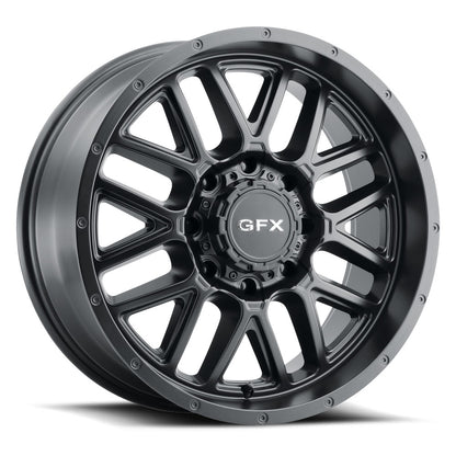 18x9 G-FX TM-5 Matte Black Wheel 6x5.5 (0mm)