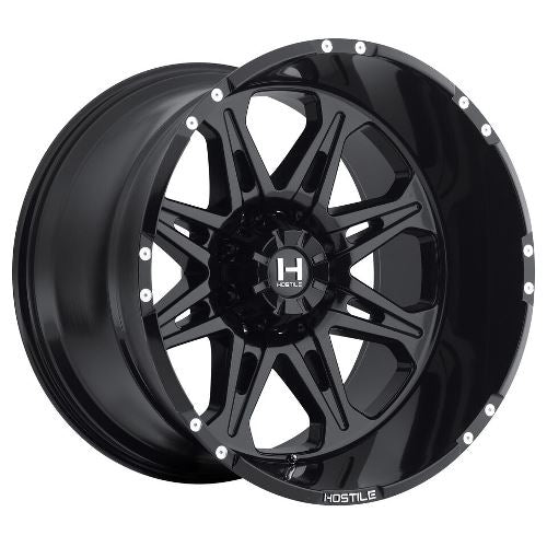 18x9 Hostile H102 Havoc Asphalt (Satin Black) Wheel 8x6.5 (10mm)