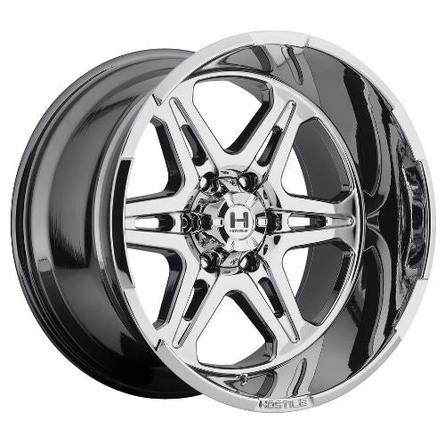 20x10 Hostile H102 Havoc Armor Plated (Chrome) Wheel 6x5.5 (-19mm)