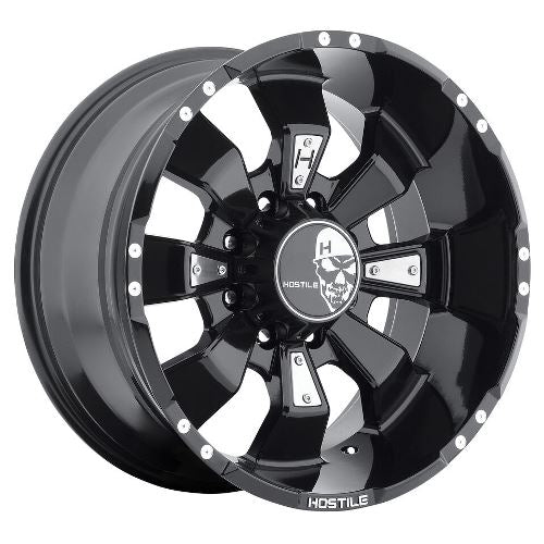 20x10 Hostile H103 Hammered Asphalt (Satin Black) Wheel 8x170 (-19mm)