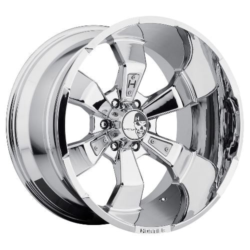 20x9 Hostile H103 Hammered Armor Plated (Chrome) Wheel 6x5.5 (10mm)