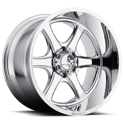 20x9 Hostile H105 Exile Armor Plated (Chrome) Wheel 6x5.5 (10mm)