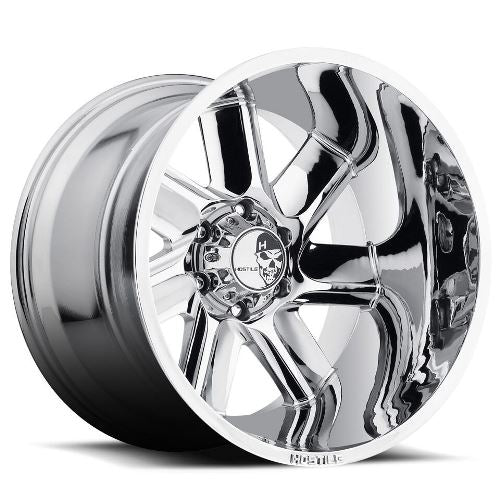 20x12 Hostile H106 Switch Blade Armor Plated (Chrome) Wheel 6x135 (-44mm)