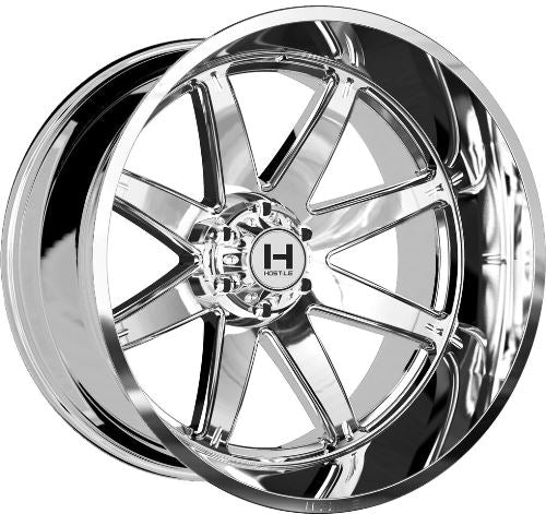 22x14 Hostile H109 Alpha Armor Plated (Chrome) Wheel 5x150 (-76mm)