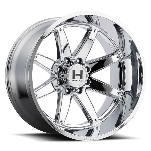 22x12 Hostile H109 Alpha Armor Plated (Chrome) Wheel 8x6.5 (-44mm)