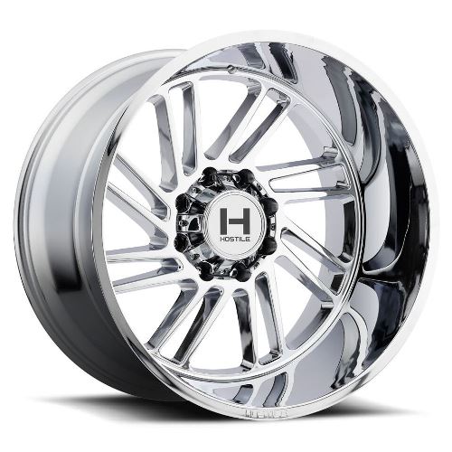 20x9 Hostile H110 Stryker Armor Plated (Chrome) Wheel 8x6.5 (12mm)