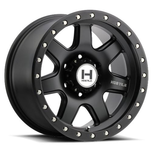 17x9 Hostile H112 Podium Asphalt (Satin Black) Wheel 5x5 (-12mm)