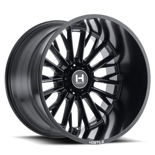 22x12 Hostile H114 Fury Asphalt (Satin Black) Wheel 5x150 (-44mm)