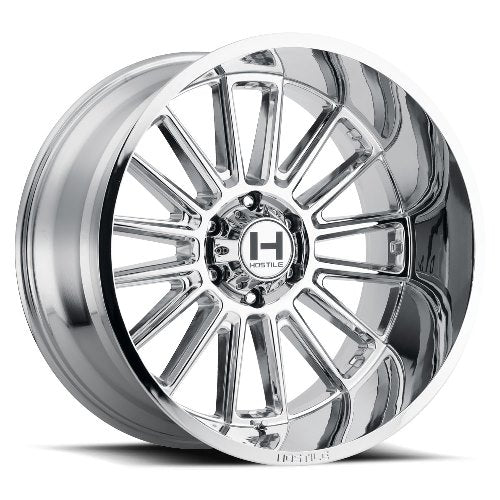22x12 Hostile H115 Predator Armor Plated (Chrome) Wheel 5x150 (-44mm)