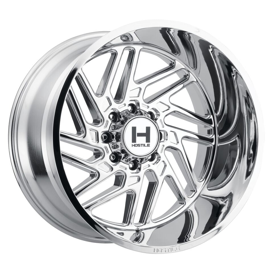20x10 Hostile H116 Jigsaw Armor Plated (Chrome) Wheel 8x6.5 (-19mm)