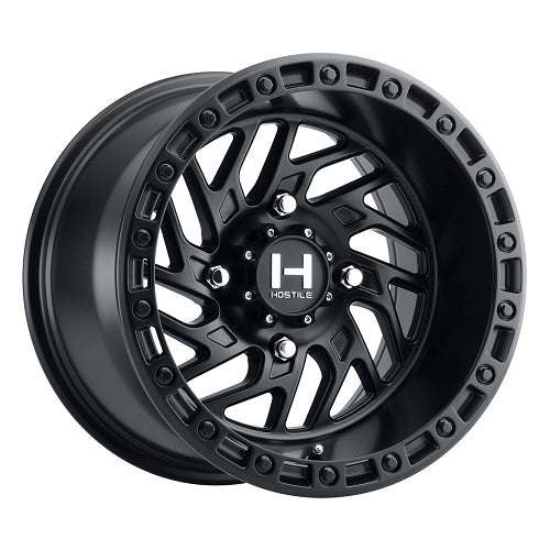 15x10 Hostile UTV H116 Jigsaw Asphalt (Satin Black) Wheel 4x156 (0mm)