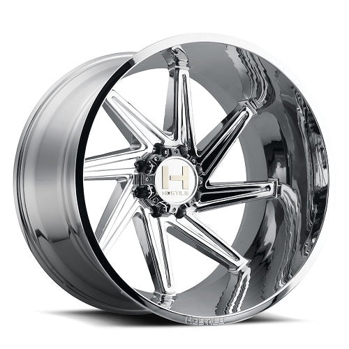 22x10 Hostile H119 DAGR Armor Plated (Chrome) LEFT Wheel 6x135 (-44mm)