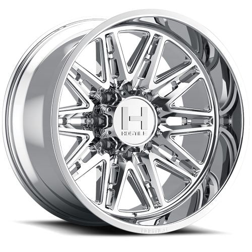20x9 Hostile H126 Maniac Armor Plated (Chrome) Wheel 8x180 (0mm)