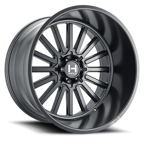 20x10 Hostile H127 Titan Asphalt (Satin Black) Wheel 5x5.5 (-19mm)