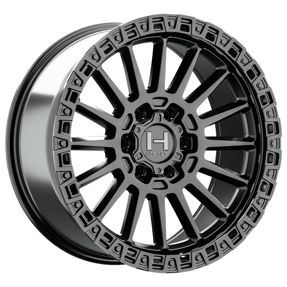 20x9 Hostile H137 Battle Asphalt (Satin Black) Wheel 6x135 (1mm)