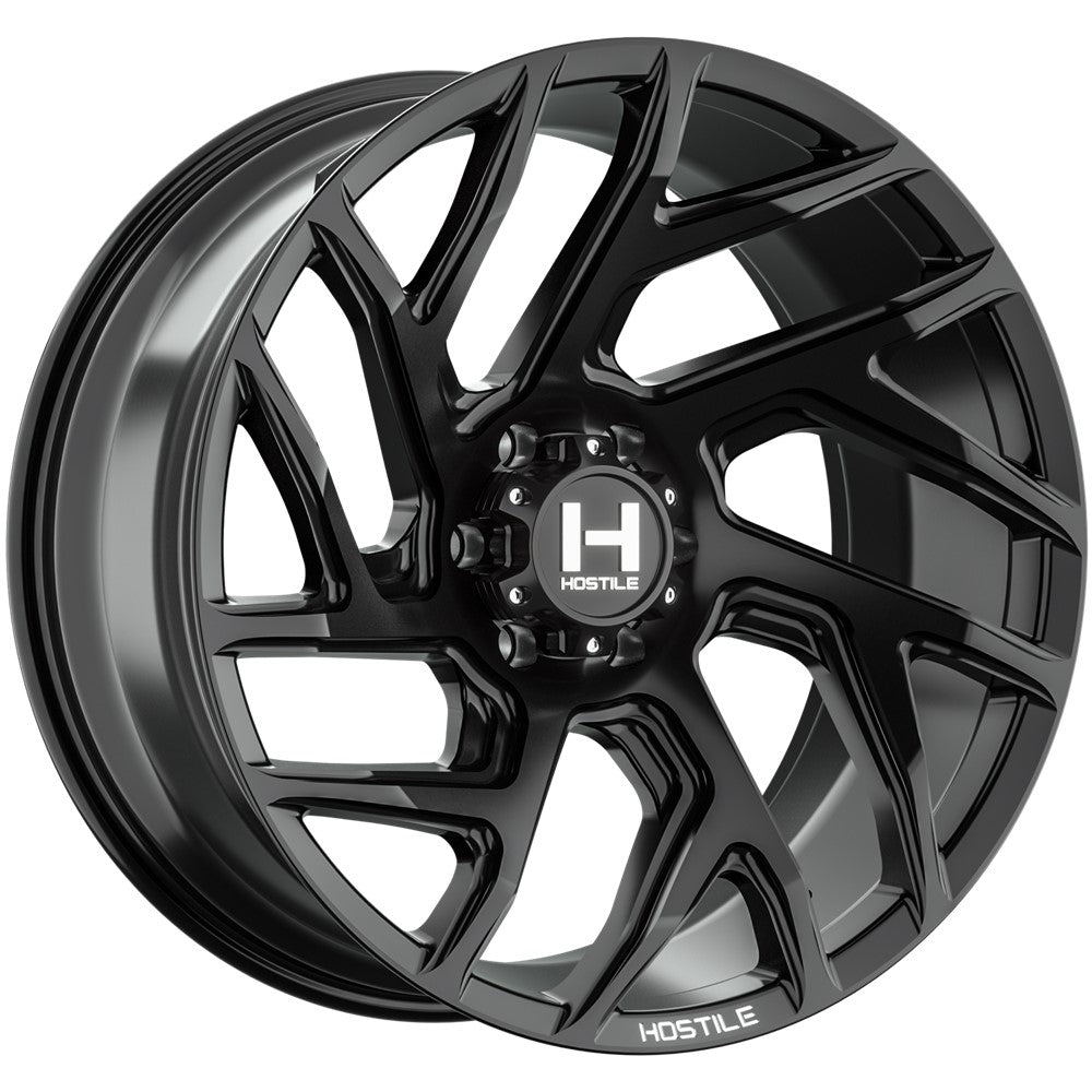 20x10 Hostile H141 Vortex Asphalt (Satin Black) Wheel 6x5.5 (-19mm)