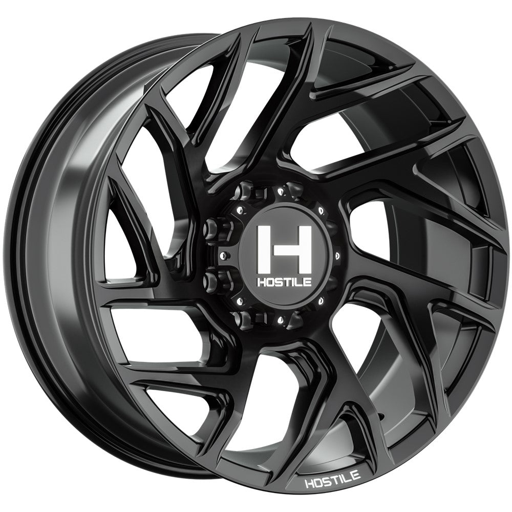 20x10 Hostile H141 Vortex Asphalt (Satin Black) Wheel 8x180 (-19mm)