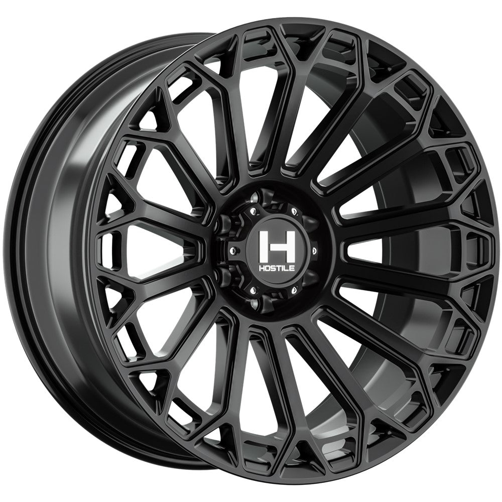 20x10 Hostile H142 Warrior Asphalt (Satin Black) Wheel 6x5.5 (-19mm)