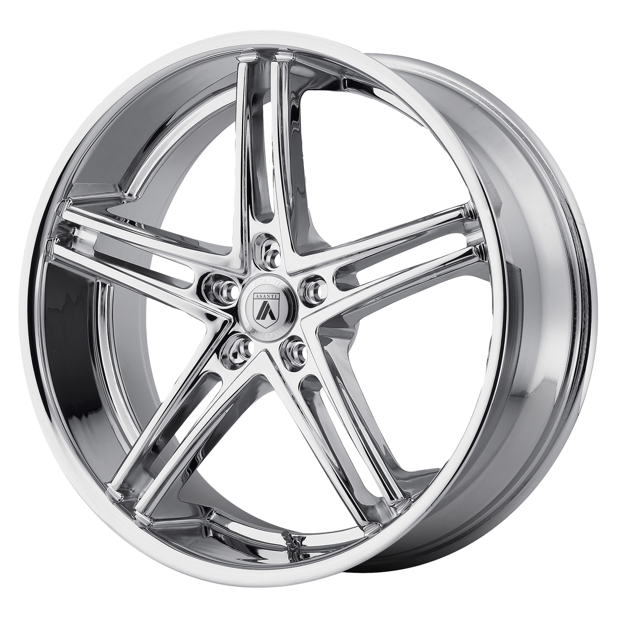 22x10 Asanti Black ABL-7 Chrome Wheel BLANK (XXmm)