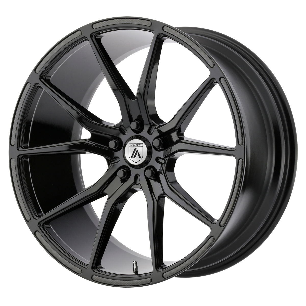 22x9 Asanti Black ABL-13 Gloss Black Wheel Blank (Blank)