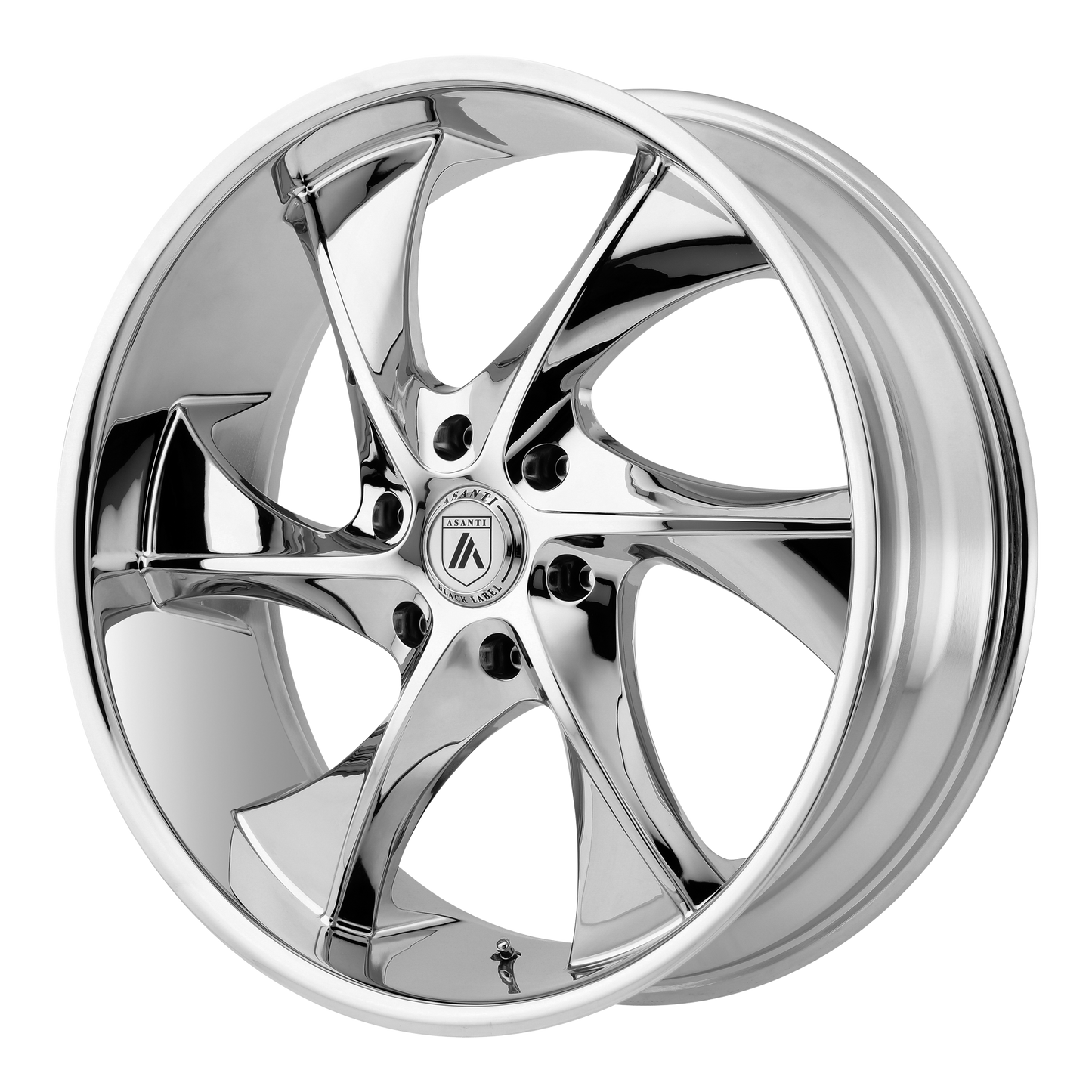 20x8.5 Asanti Black ABL-17 Chrome Wheel 6x5.5 (30mm)