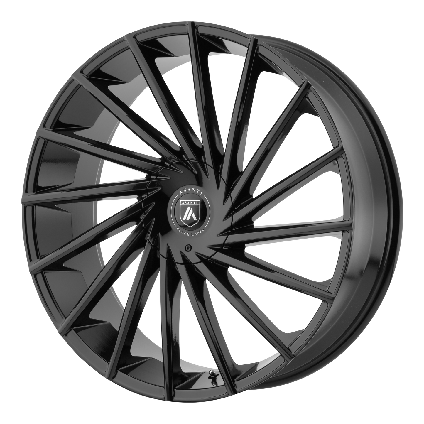 20x8.5 Asanti Black ABL-18 MATAR Gloss Black Wheel 5x100 (45mm)