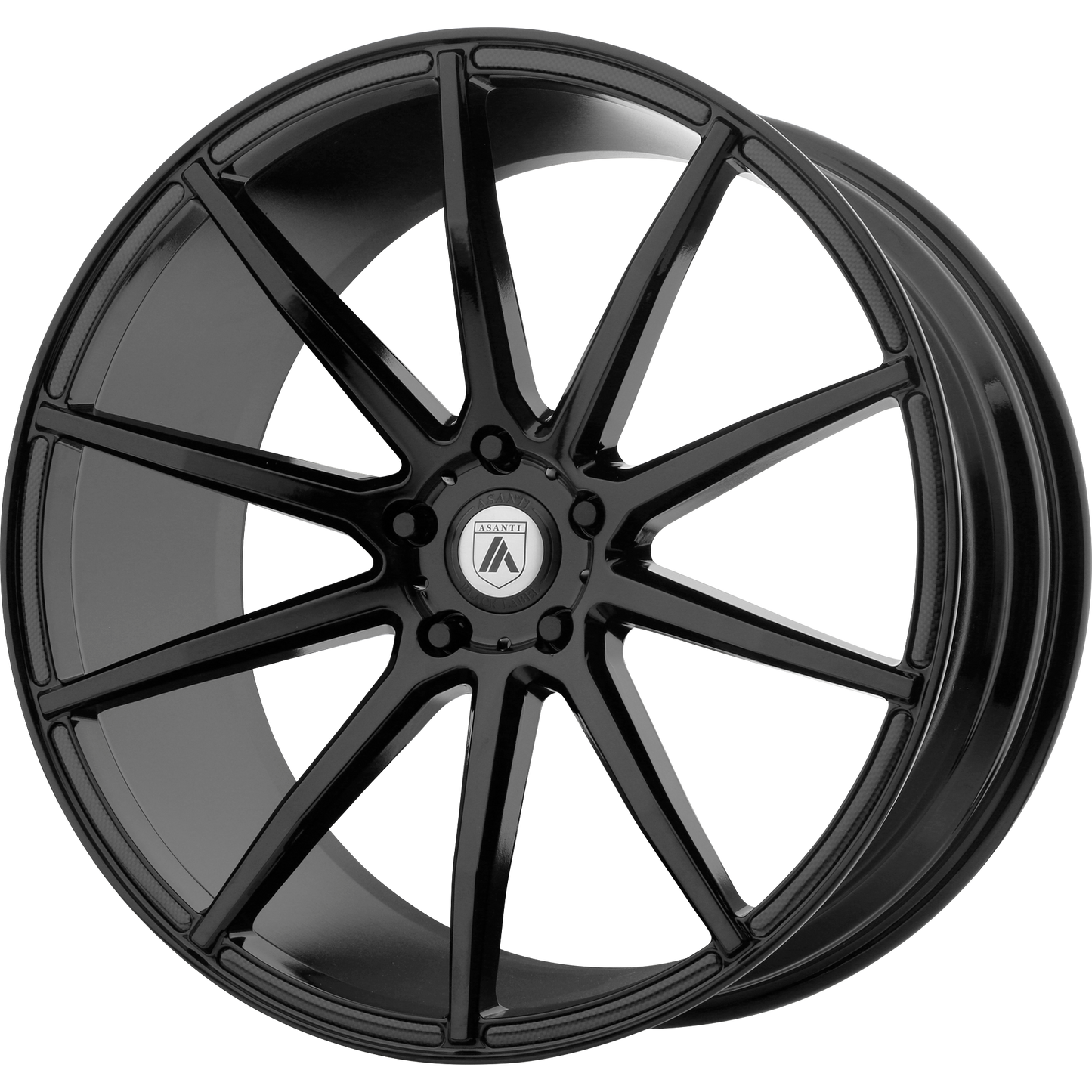 20x8.5 Asanti Black ABL-20 ARIES Gloss Black Wheel 5x108 (38mm)