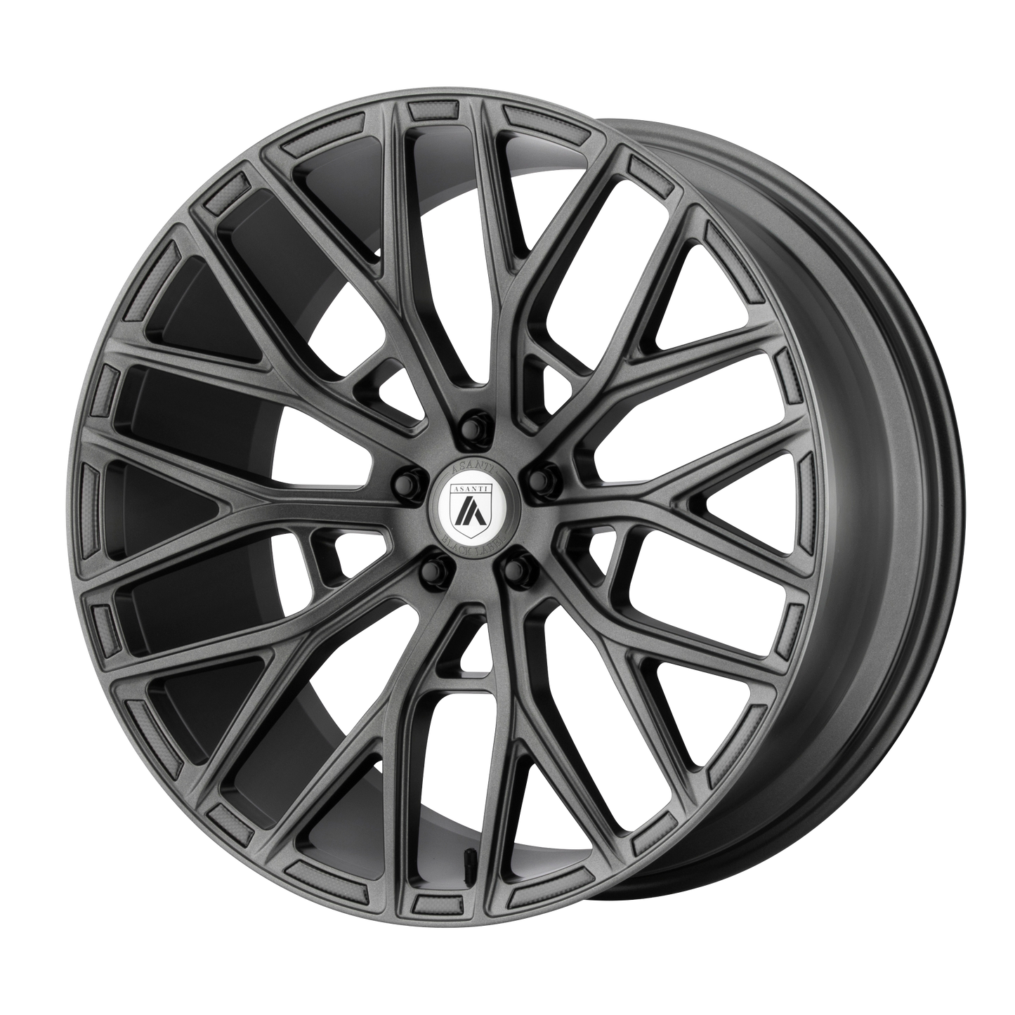 22x10.5 Asanti Black ABL-21 LEO Matte Graphite Wheel BLANK (35mm)