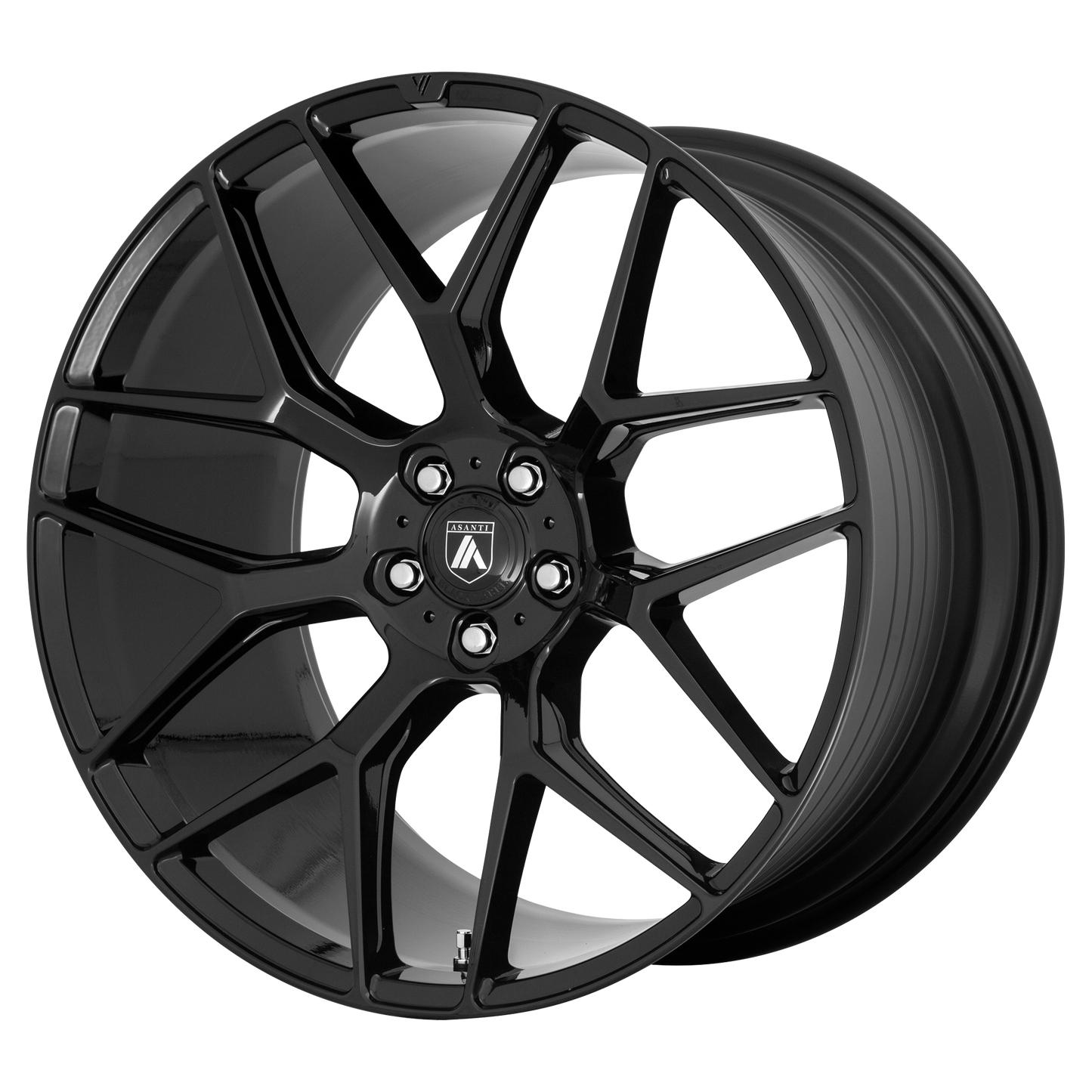 22x9 Asanti Black ABL-27 DYNASTY Gloss Black Wheel 5x4.5 (32mm)