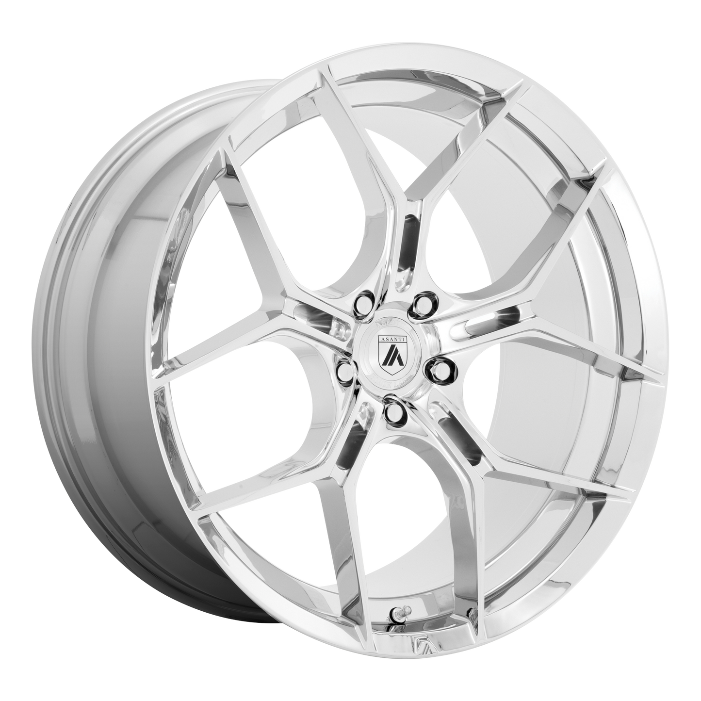 20x9 Asanti Black ABL-37 MONARCH Chrome Wheel 5x4.5 (38mm)