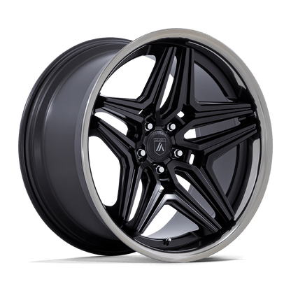 20x9 Asanti ABL-46 Duke Satin Black W/ Double Dark Tint Lip Wheel 5x120 (15mm)
