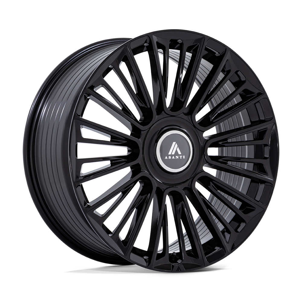 22x9.5 Asanti Black AB049 Premier Gloss Black Wheel 6x135/6x5.5 (25mm)