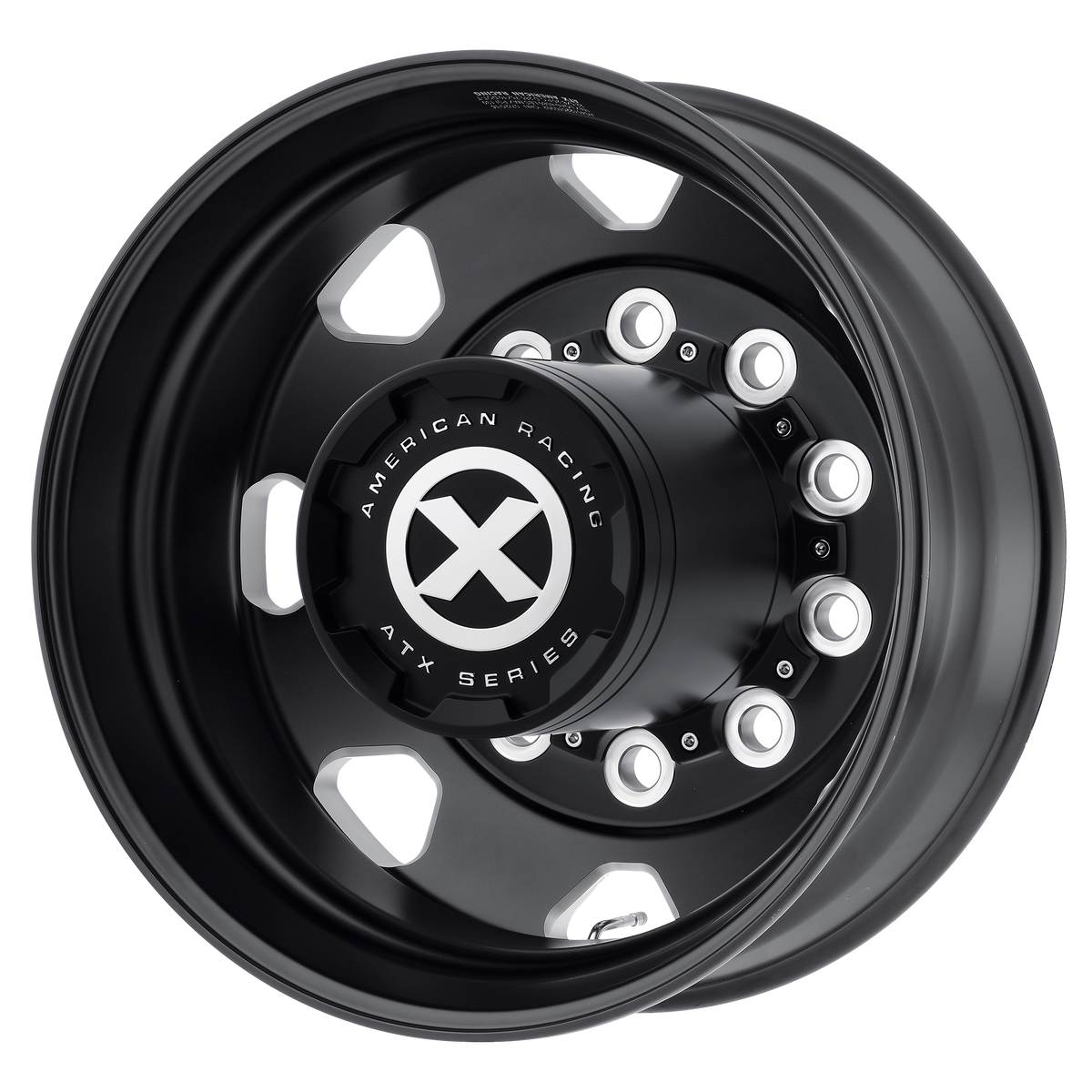 22.5x8.25 ATX AO401 OCTANE Satin Black Milled - Rear Wheel 10x285 (-168mm)
