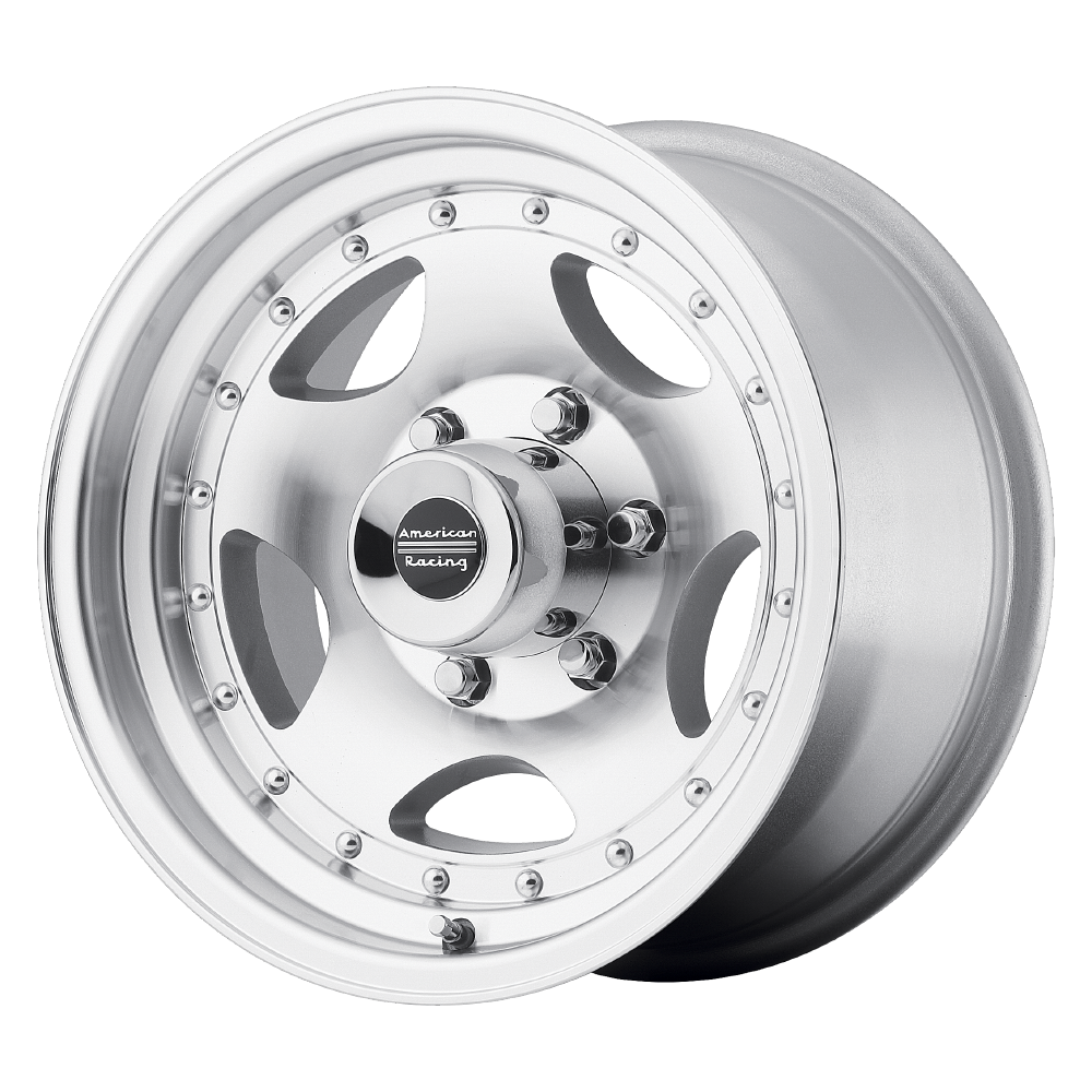 15x7 American Racing AR23 Machined Wheel 5x4.5 (-6mm)
