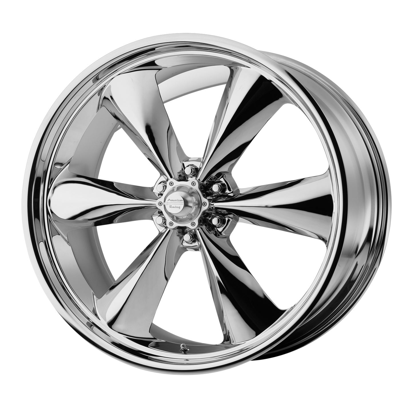 20x8.5 American Racing AR604 TORQ THRUST ST Chrome Wheel 6x135 (30mm)