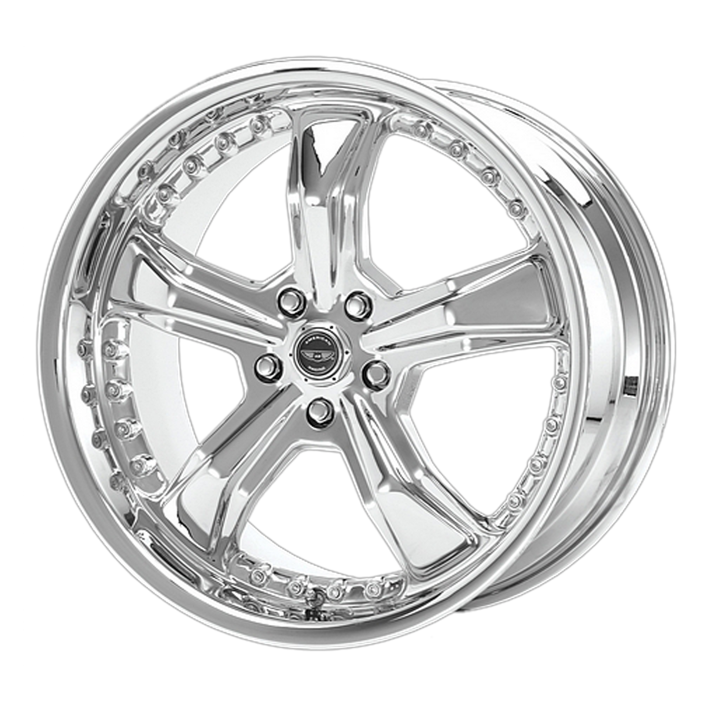 17x7.5 American Racing AR198 RAZOR Chrome Wheel 4x100 (40mm)