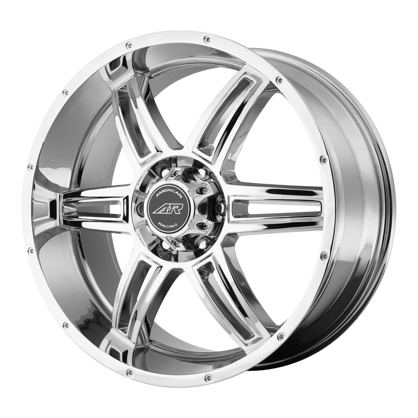 16x8 American Racing AR890 Chrome Wheel 5x5 (0mm)