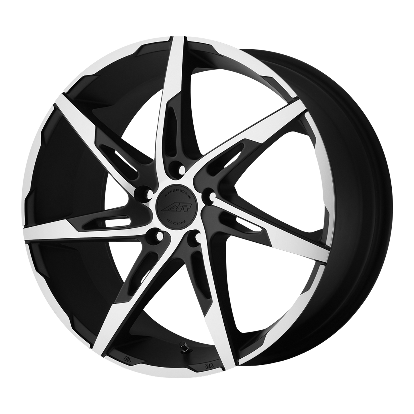 20x8.5 American Racing AR900 Satin Black Machined Wheel 5x4.5 (42mm)