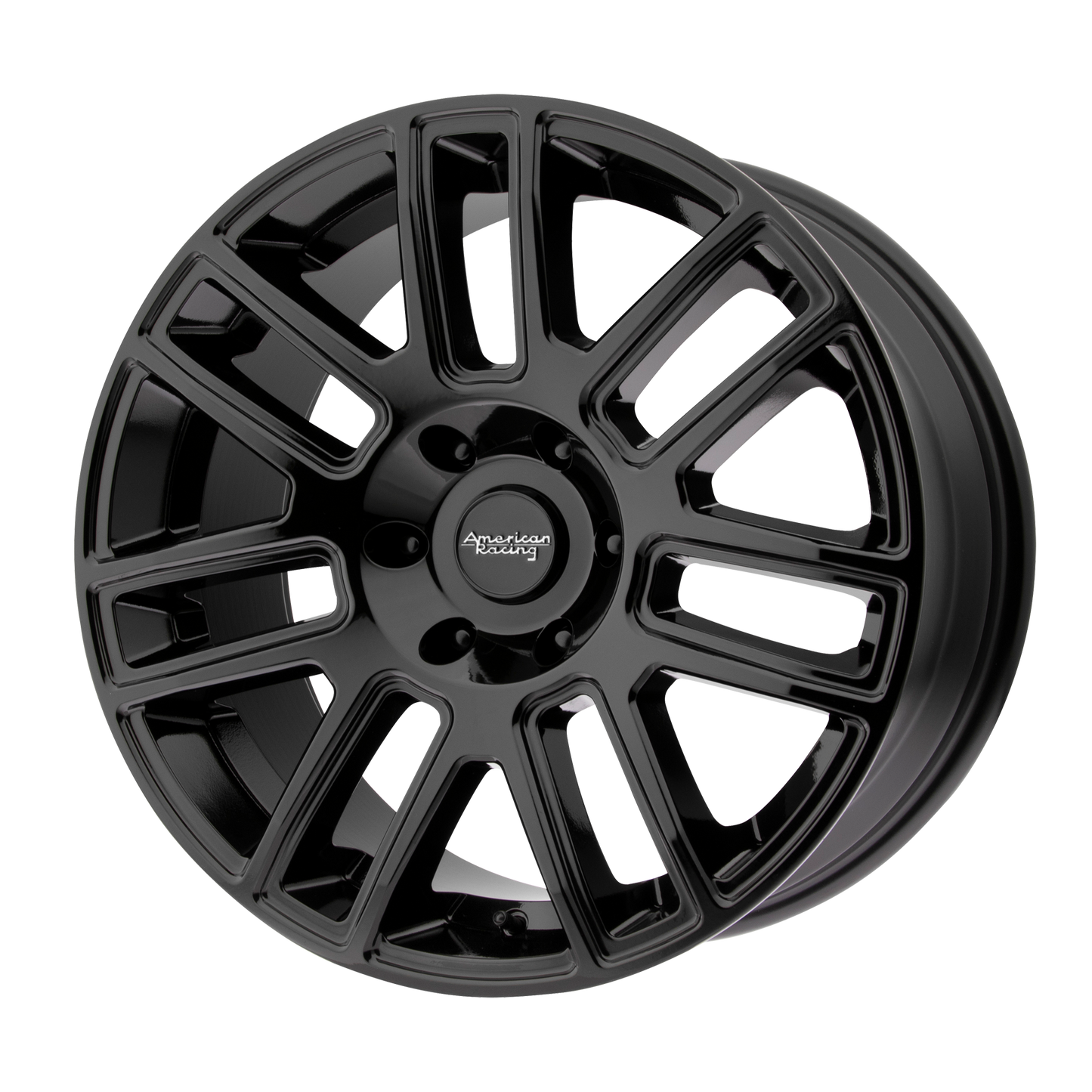 17x8.5 American Racing AR915 Gloss Black Wheel 5x5 (30mm)