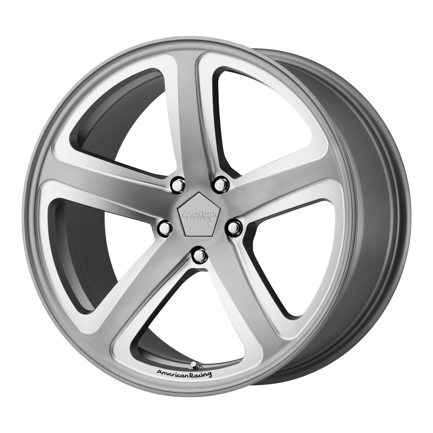 20x9 American Racing AR922 HOT LAP Satin Gray Milled Wheel 5x120 (25mm)