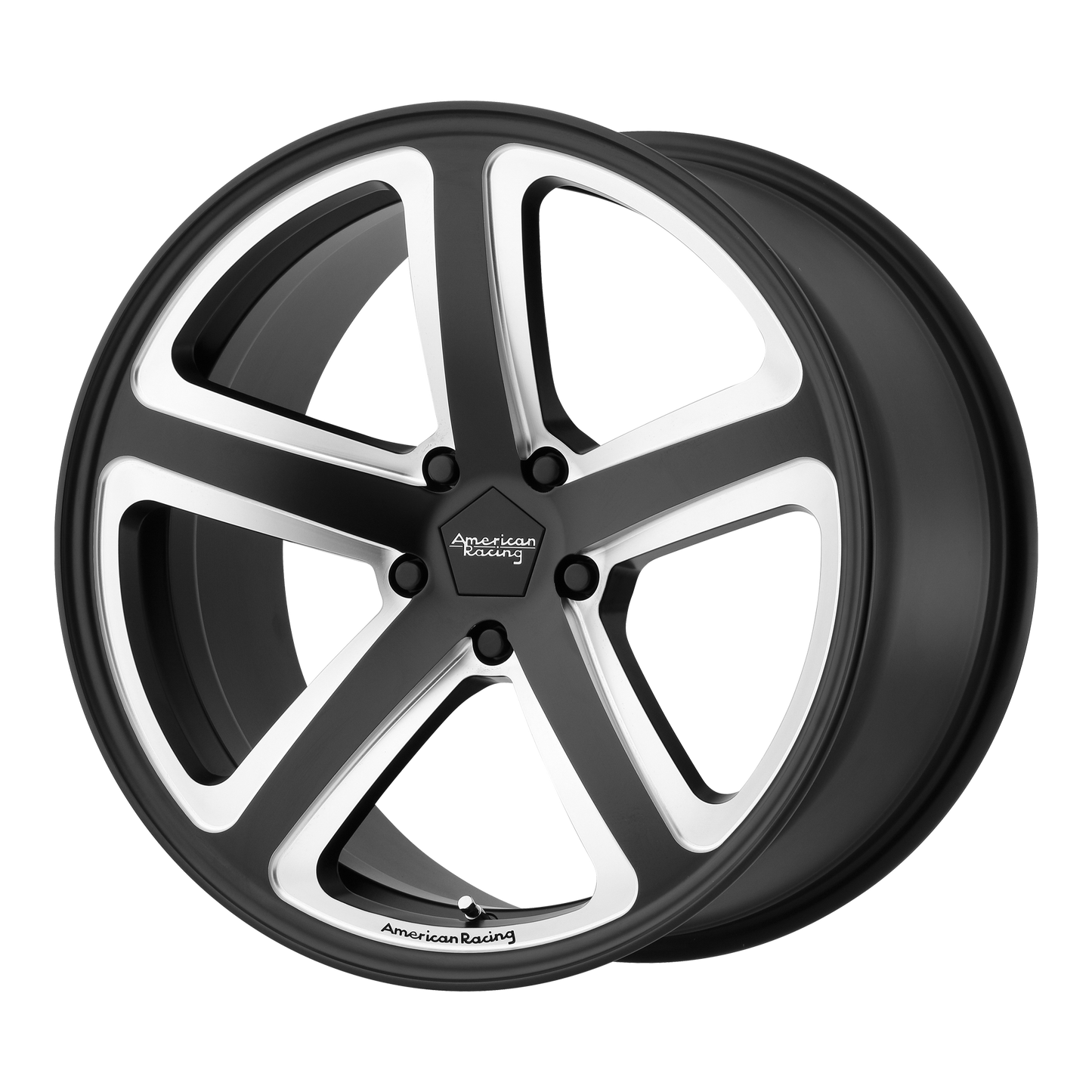 20x9 American Racing AR922 HOT LAP Satin Black Milled Wheel 5x120 (25mm)