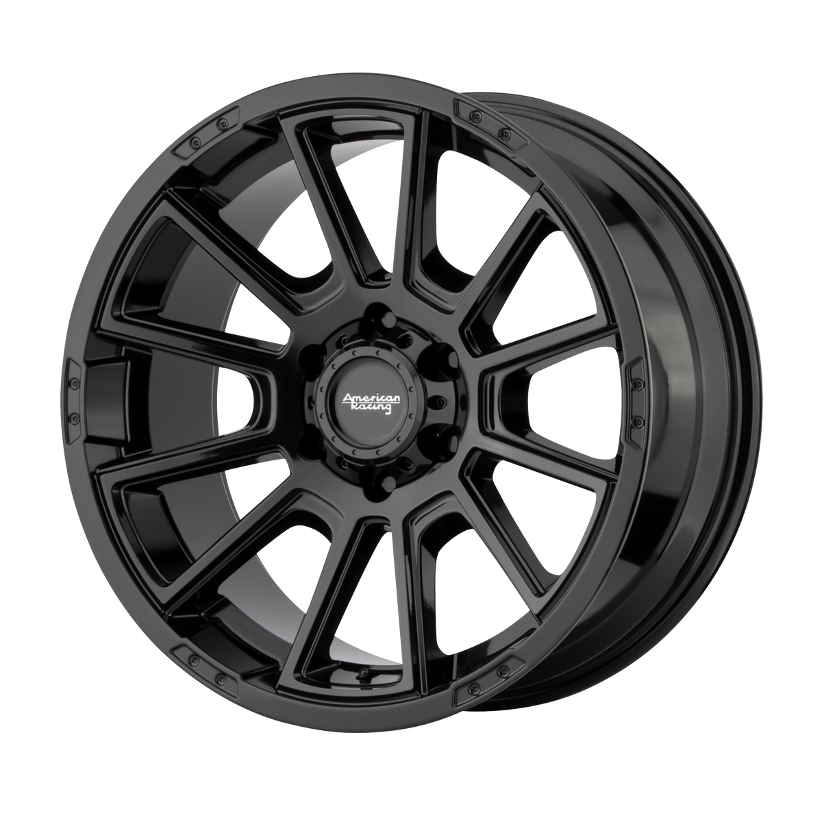 20x9 American Racing AR933 INTAKE Gloss Black Wheel 6x135 (18mm)