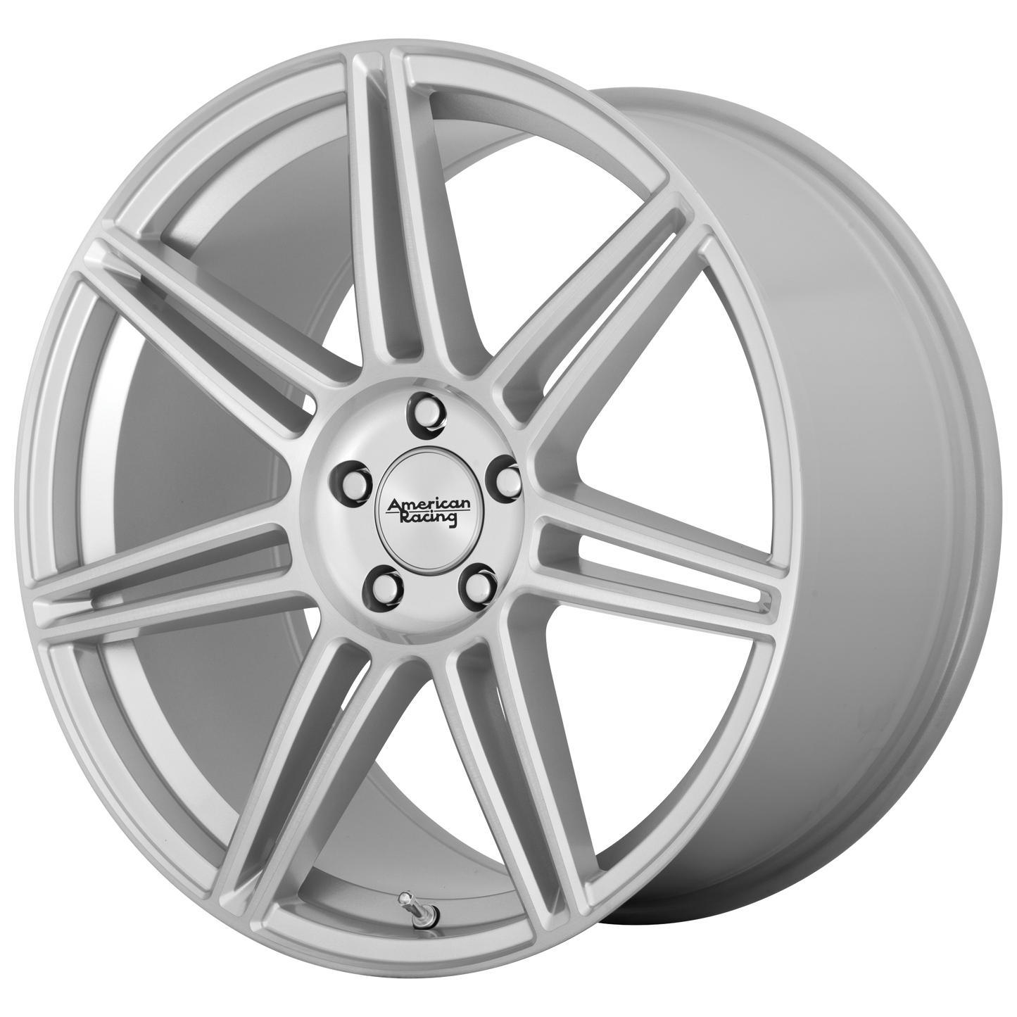 20x8.5 American Racing AR935 REDLINE Brushed Silver Wheel 5x120 (25mm)
